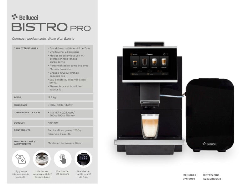 Bellucci - Bistro Pro - Café Liégeois Canada Inc.
