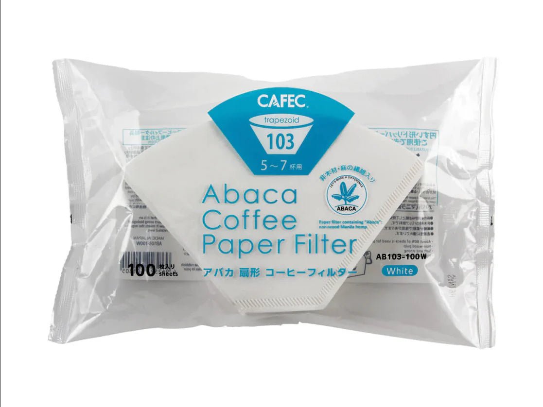 Cafec - Abaca Trapezoid Paper Filter - Café Liégeois Canada Inc.
