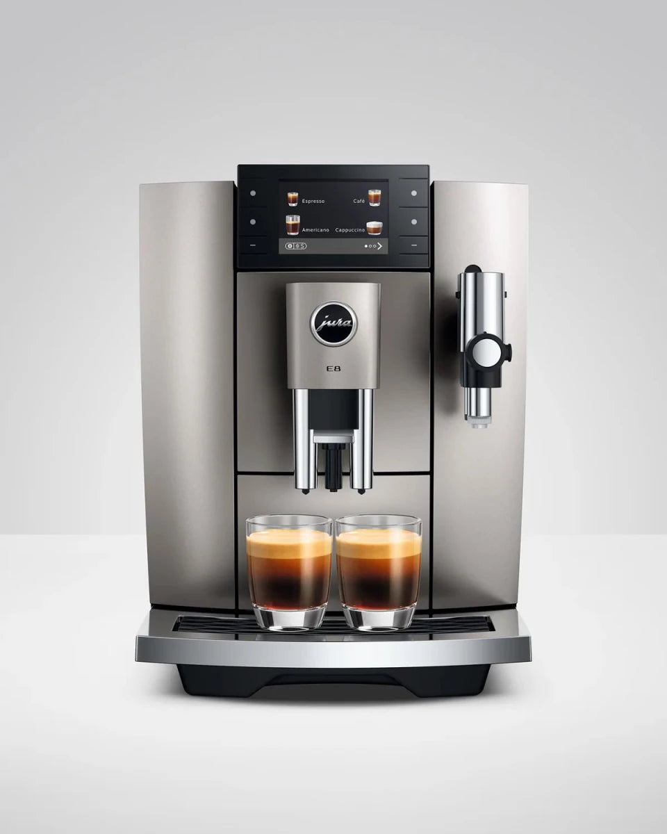 TEST JURA E8 fifth generation automatic espresso machine